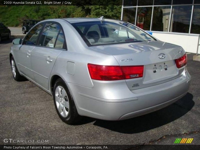 Bright Silver / Gray 2009 Hyundai Sonata GLS