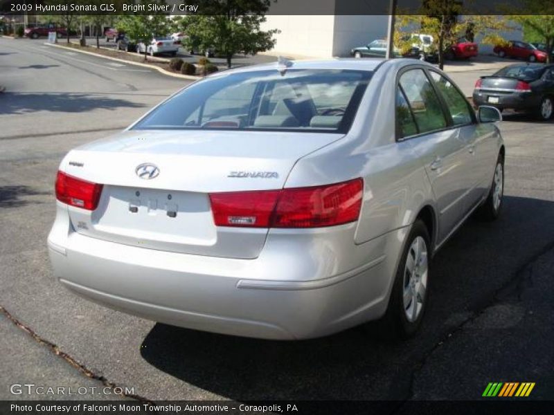 Bright Silver / Gray 2009 Hyundai Sonata GLS