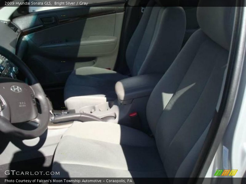Bright Silver / Gray 2009 Hyundai Sonata GLS