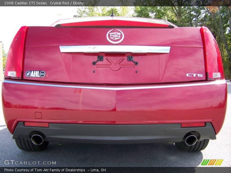 Crystal Red / Ebony 2008 Cadillac CTS Sedan