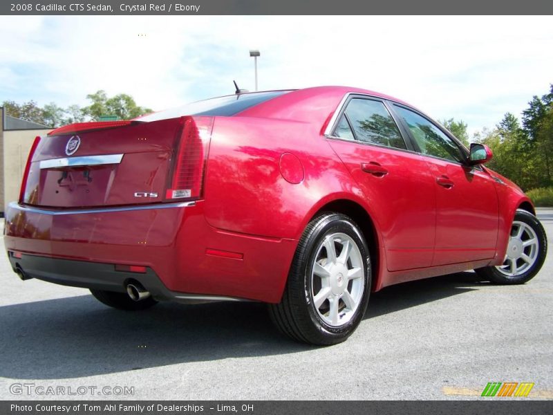 Crystal Red / Ebony 2008 Cadillac CTS Sedan