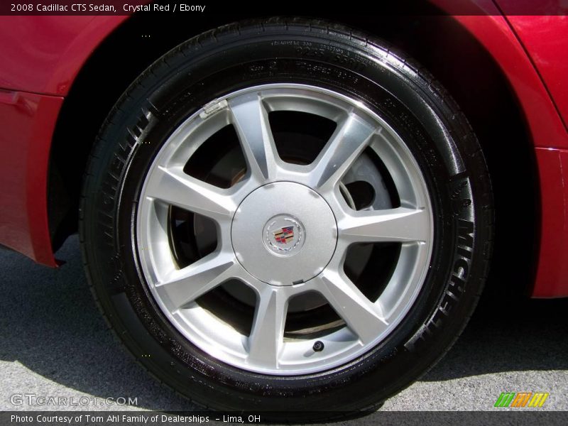 Crystal Red / Ebony 2008 Cadillac CTS Sedan