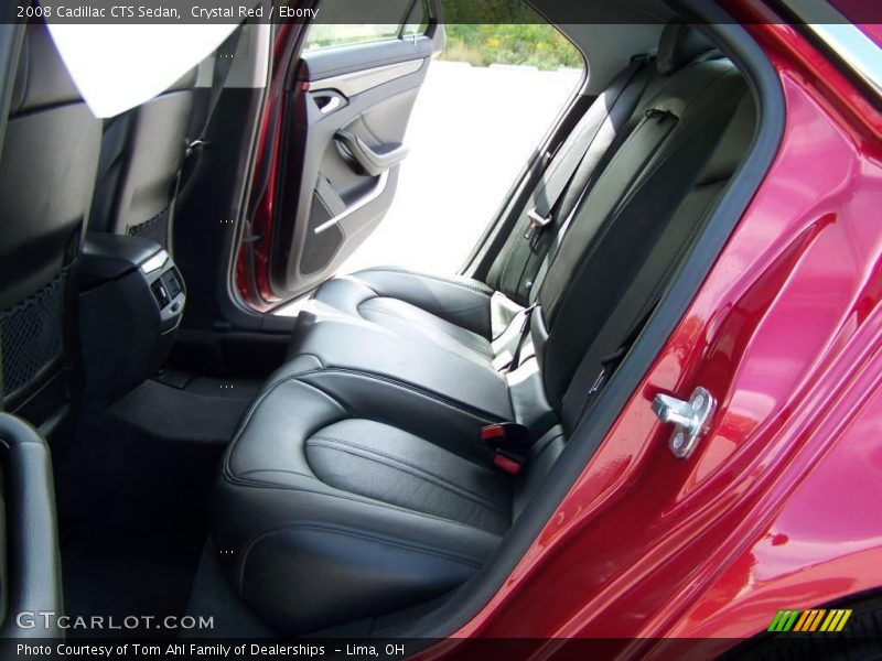 Crystal Red / Ebony 2008 Cadillac CTS Sedan