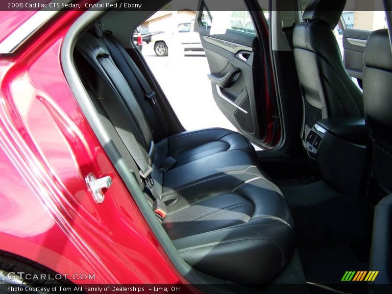Crystal Red / Ebony 2008 Cadillac CTS Sedan