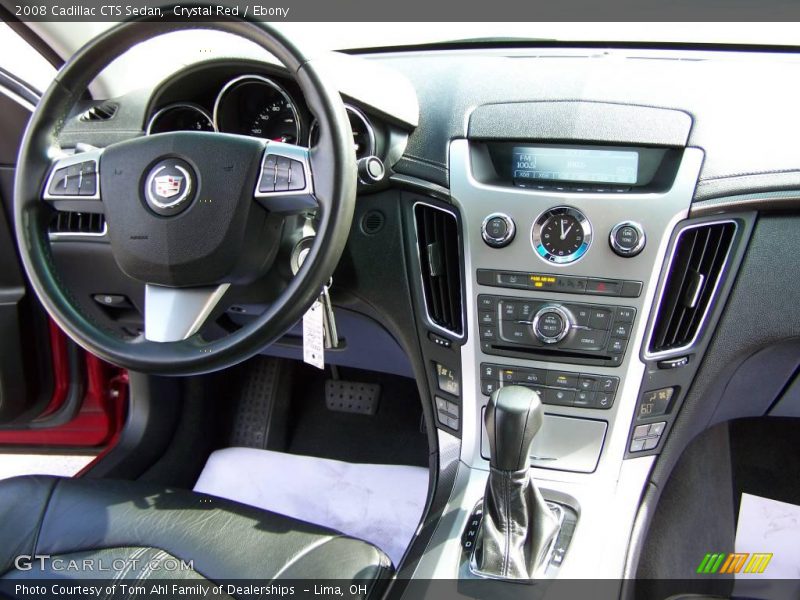 Crystal Red / Ebony 2008 Cadillac CTS Sedan