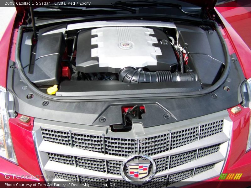 Crystal Red / Ebony 2008 Cadillac CTS Sedan