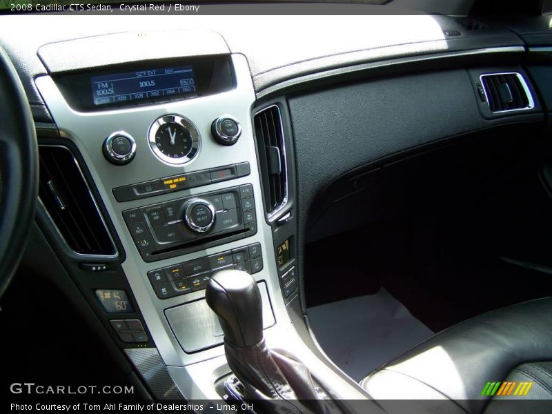 Crystal Red / Ebony 2008 Cadillac CTS Sedan