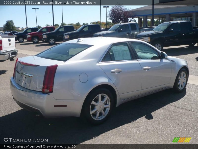 Radiant Silver / Light Titanium/Ebony 2009 Cadillac CTS Sedan