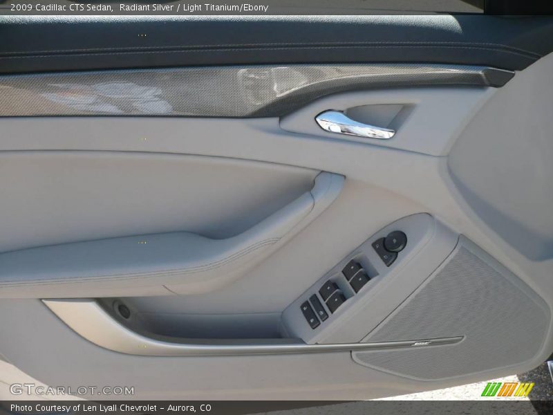 Radiant Silver / Light Titanium/Ebony 2009 Cadillac CTS Sedan
