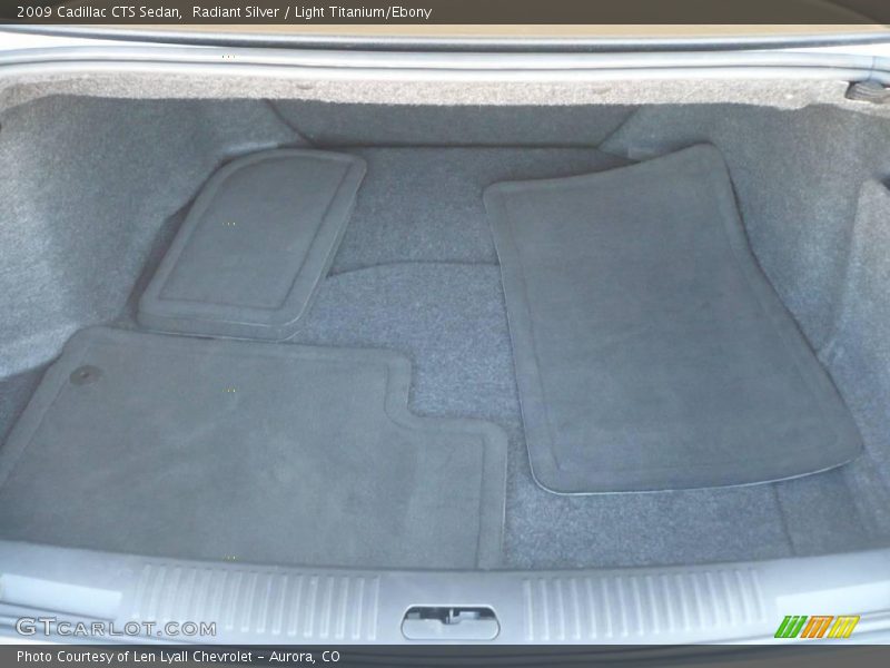 Radiant Silver / Light Titanium/Ebony 2009 Cadillac CTS Sedan