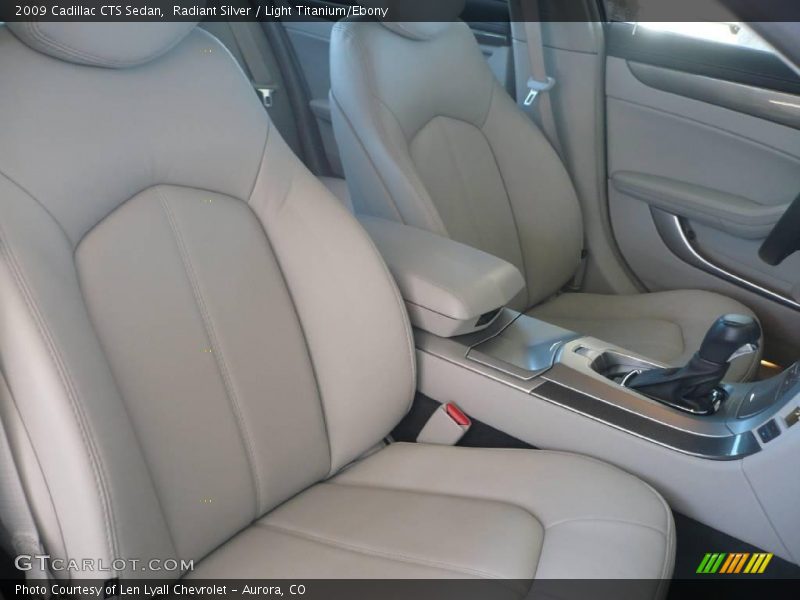 Radiant Silver / Light Titanium/Ebony 2009 Cadillac CTS Sedan