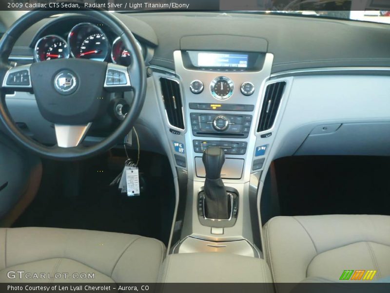 Radiant Silver / Light Titanium/Ebony 2009 Cadillac CTS Sedan