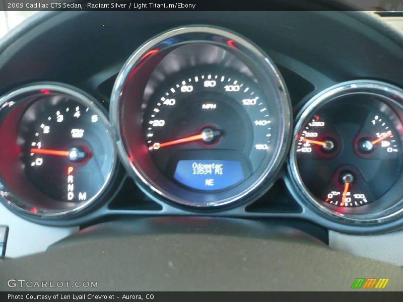 Radiant Silver / Light Titanium/Ebony 2009 Cadillac CTS Sedan