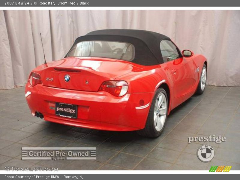 Bright Red / Black 2007 BMW Z4 3.0i Roadster