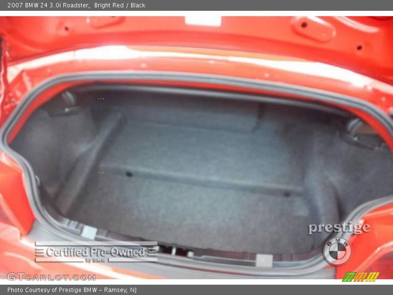 Bright Red / Black 2007 BMW Z4 3.0i Roadster