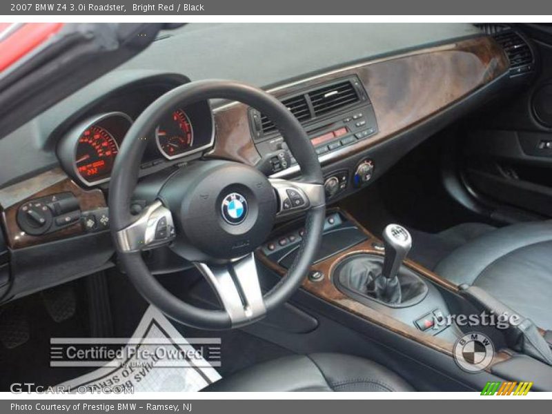 Bright Red / Black 2007 BMW Z4 3.0i Roadster