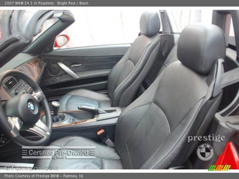 Bright Red / Black 2007 BMW Z4 3.0i Roadster
