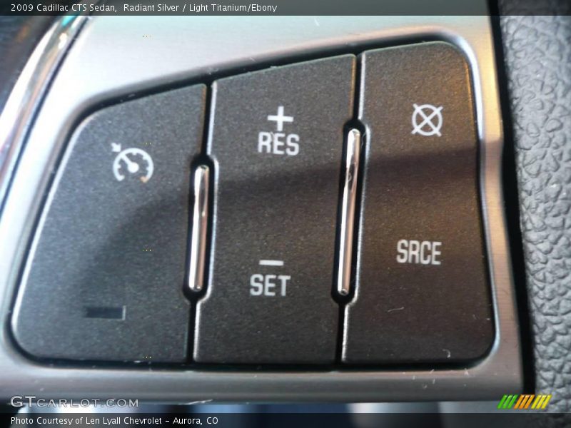 Radiant Silver / Light Titanium/Ebony 2009 Cadillac CTS Sedan