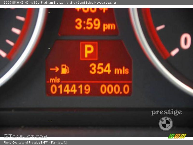 Platinum Bronze Metallic / Sand Beige Nevada Leather 2009 BMW X5 xDrive30i
