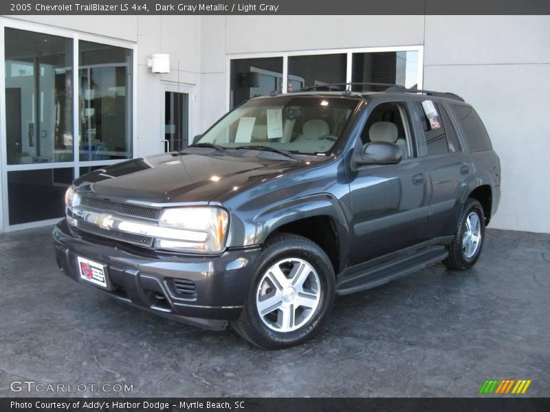 Dark Gray Metallic / Light Gray 2005 Chevrolet TrailBlazer LS 4x4