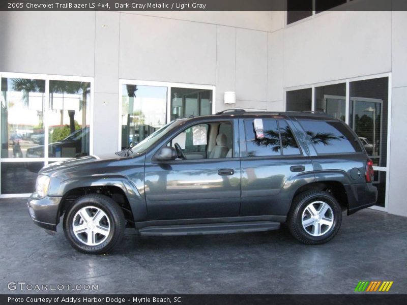 Dark Gray Metallic / Light Gray 2005 Chevrolet TrailBlazer LS 4x4