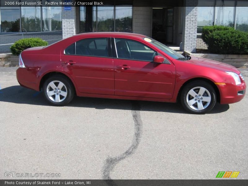 Redfire Metallic / Charcoal Black 2006 Ford Fusion SE