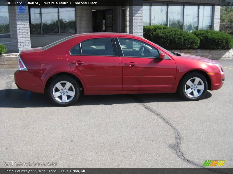 Redfire Metallic / Charcoal Black 2006 Ford Fusion SE