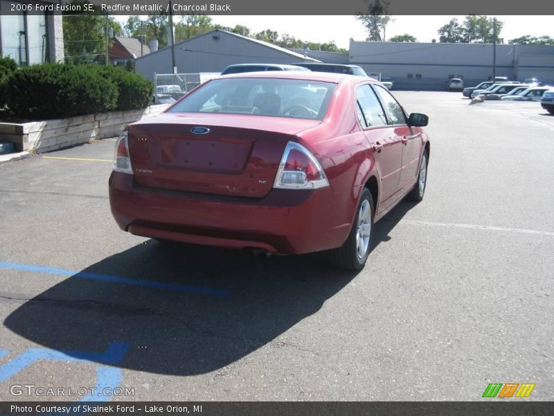 Redfire Metallic / Charcoal Black 2006 Ford Fusion SE