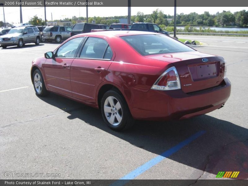 Redfire Metallic / Charcoal Black 2006 Ford Fusion SE