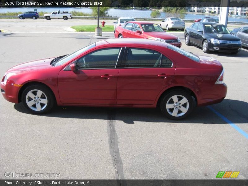 Redfire Metallic / Charcoal Black 2006 Ford Fusion SE