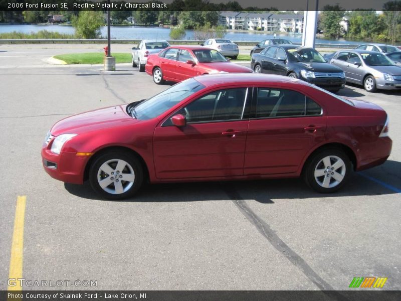 Redfire Metallic / Charcoal Black 2006 Ford Fusion SE