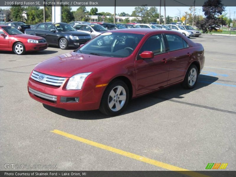 Redfire Metallic / Charcoal Black 2006 Ford Fusion SE