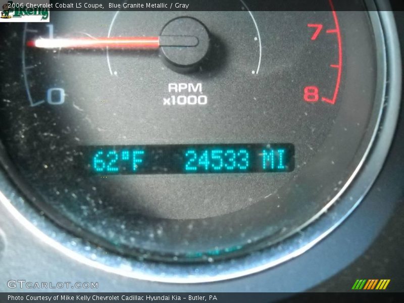 Blue Granite Metallic / Gray 2006 Chevrolet Cobalt LS Coupe