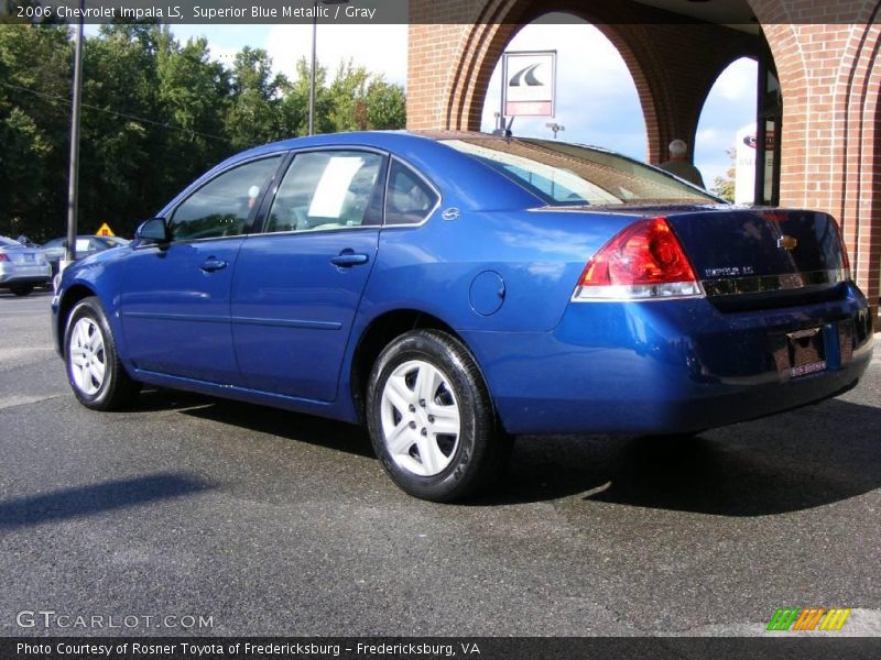 Superior Blue Metallic / Gray 2006 Chevrolet Impala LS