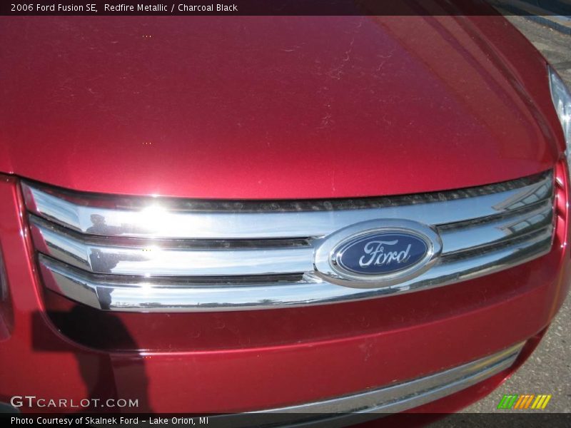 Redfire Metallic / Charcoal Black 2006 Ford Fusion SE