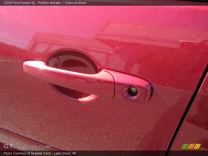 Redfire Metallic / Charcoal Black 2006 Ford Fusion SE