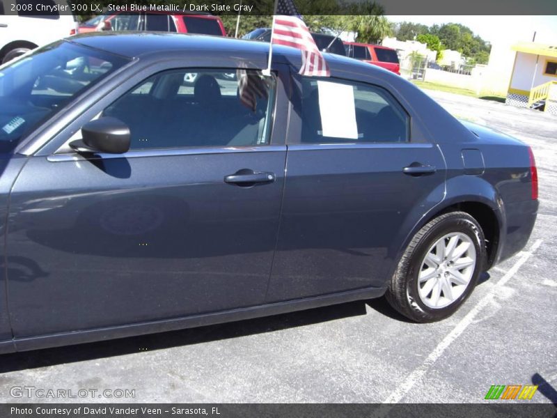 Steel Blue Metallic / Dark Slate Gray 2008 Chrysler 300 LX