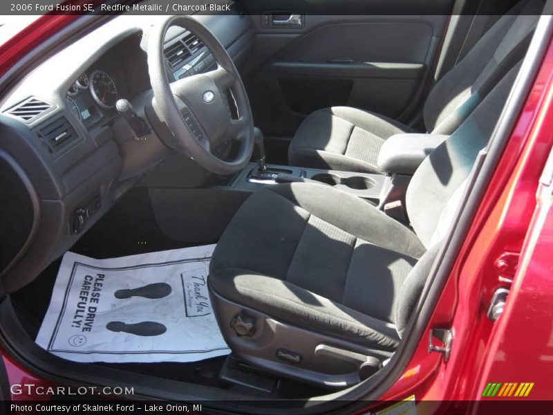 Redfire Metallic / Charcoal Black 2006 Ford Fusion SE