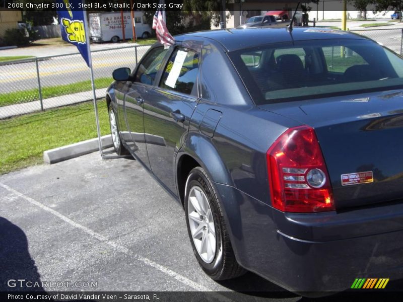 Steel Blue Metallic / Dark Slate Gray 2008 Chrysler 300 LX