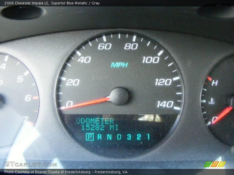 Superior Blue Metallic / Gray 2006 Chevrolet Impala LS