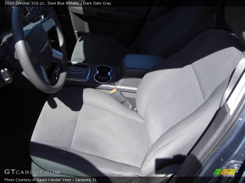 Steel Blue Metallic / Dark Slate Gray 2008 Chrysler 300 LX