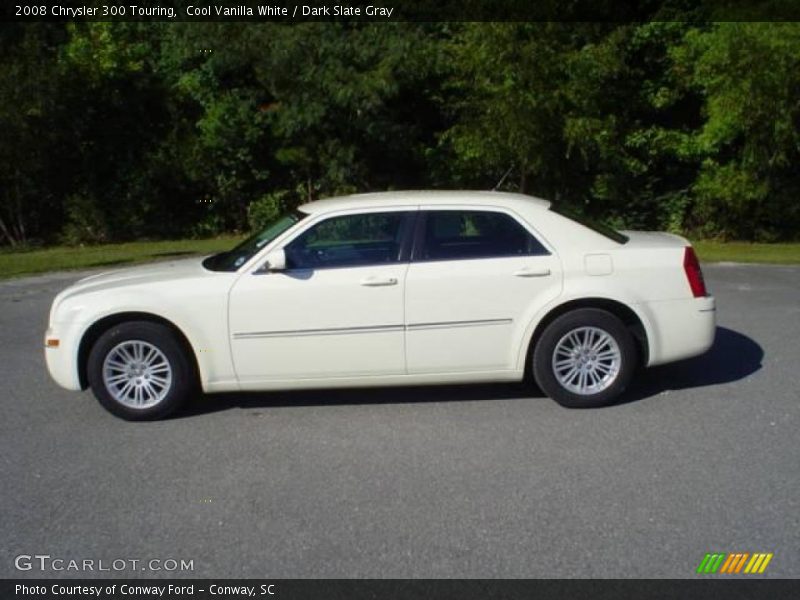 Cool Vanilla White / Dark Slate Gray 2008 Chrysler 300 Touring