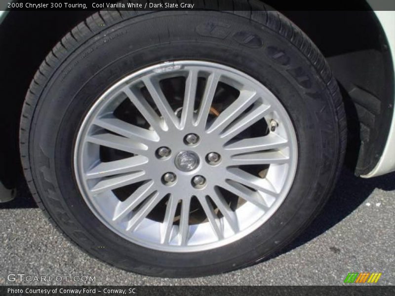 Cool Vanilla White / Dark Slate Gray 2008 Chrysler 300 Touring