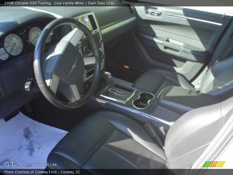 Cool Vanilla White / Dark Slate Gray 2008 Chrysler 300 Touring