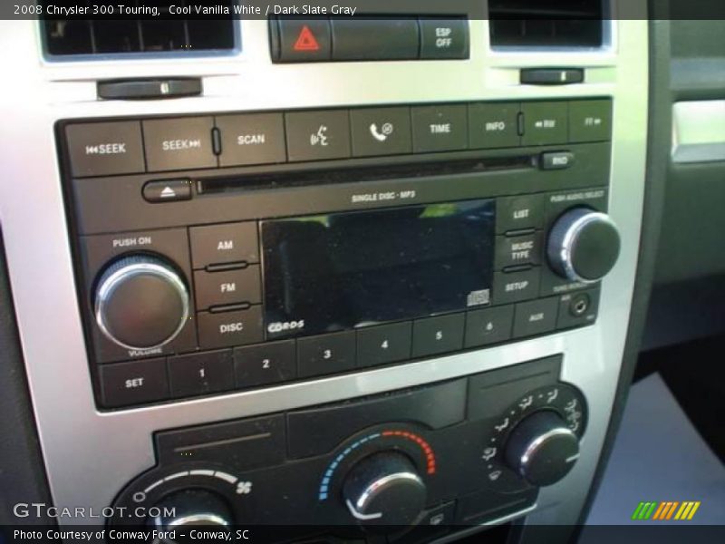 Cool Vanilla White / Dark Slate Gray 2008 Chrysler 300 Touring