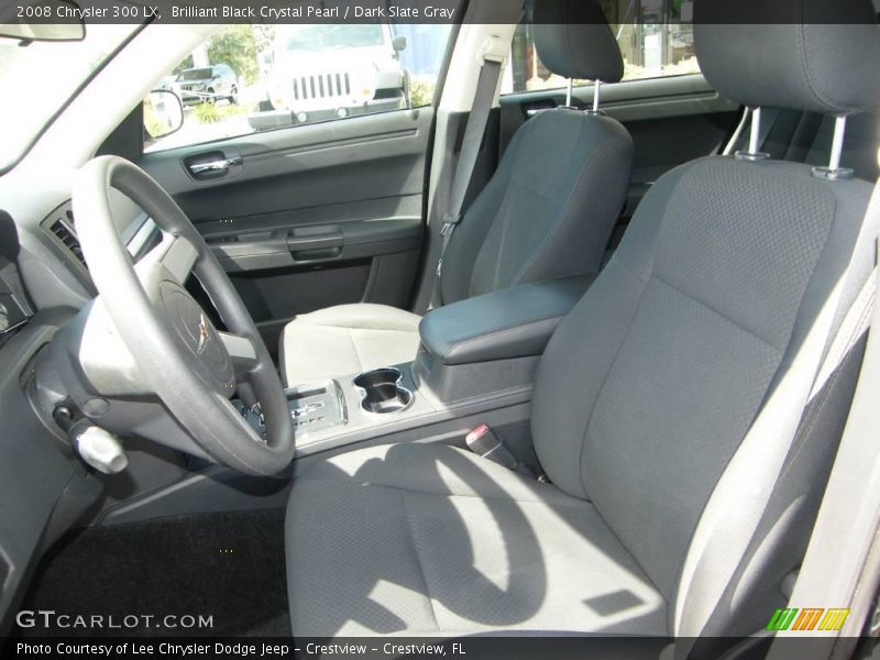 Brilliant Black Crystal Pearl / Dark Slate Gray 2008 Chrysler 300 LX