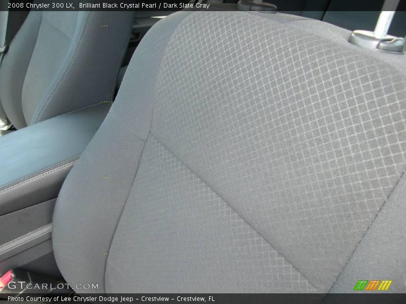 Brilliant Black Crystal Pearl / Dark Slate Gray 2008 Chrysler 300 LX
