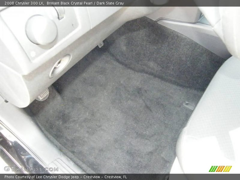 Brilliant Black Crystal Pearl / Dark Slate Gray 2008 Chrysler 300 LX