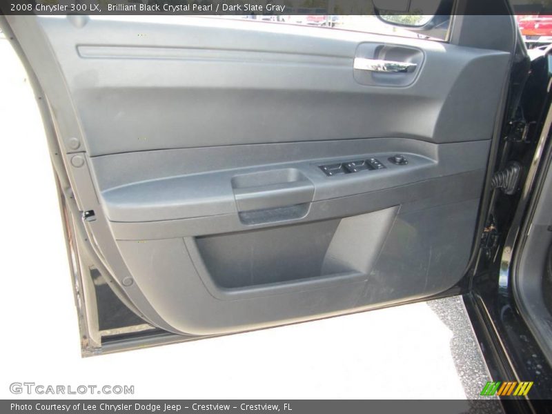 Brilliant Black Crystal Pearl / Dark Slate Gray 2008 Chrysler 300 LX