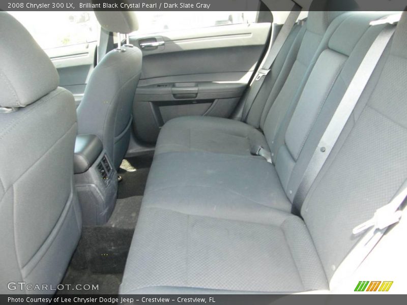 Brilliant Black Crystal Pearl / Dark Slate Gray 2008 Chrysler 300 LX
